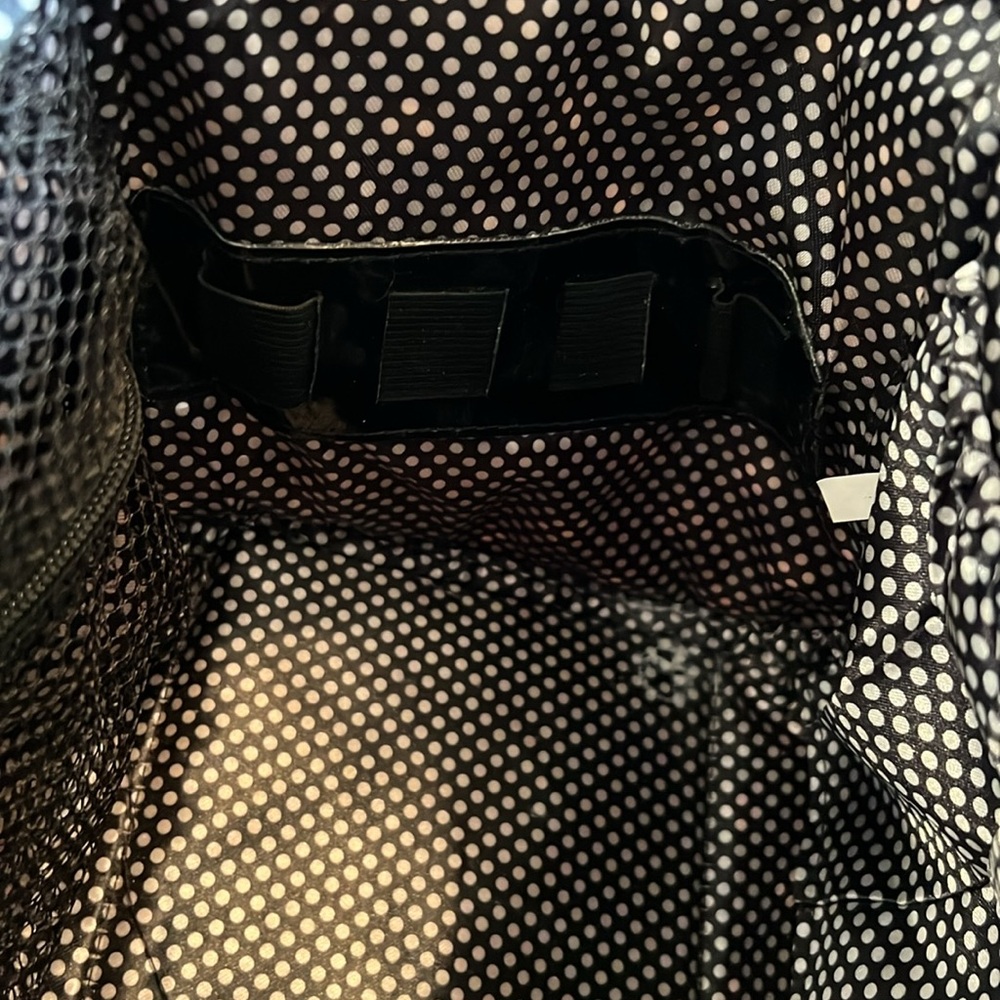 CABOODLES Polka Dot Black and White Make Up Bag - Picture 12 of 14